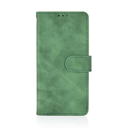 HAOYE Funda para Motorola Moto Edge 40 Pro, Funda Tapa Libro Movil Carcasa PU Cuero Case con [Protección Completa] [Ranura Tarjeta][Función Soporte], Verde