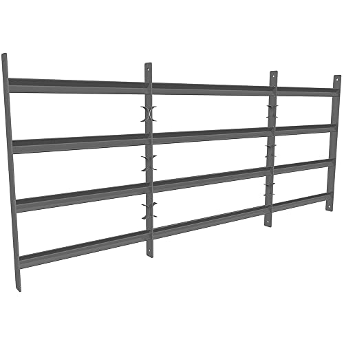 Melko Grille de fenêtre - Protection anti-effraction - En acier - 60 x 100-190 cm - Protection anti-effraction - Balcon - Rez-de-chaussée - Fenêtre de cave