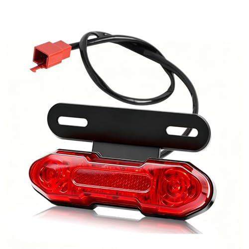 Image of STHIRA Motorcycle Tail Light with Plate Bracket LED Brake Turn Signal