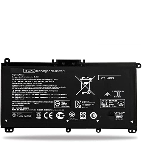 Image of TF03XL, ULTRAZONE Laptop Battery Compatible for HP Pavilion 14-BF000xx Series, 14-BF1xxx Series, 14-BK000xx Series, 14-BK100xx Series, 15-CC000xx Series, 15-CC100xx Series,TF03XL