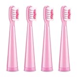 Vekkia Kids Electric Toothbrush Replacement Heads - 7X More Plaque Removal, End-Rounded 3D Curved...