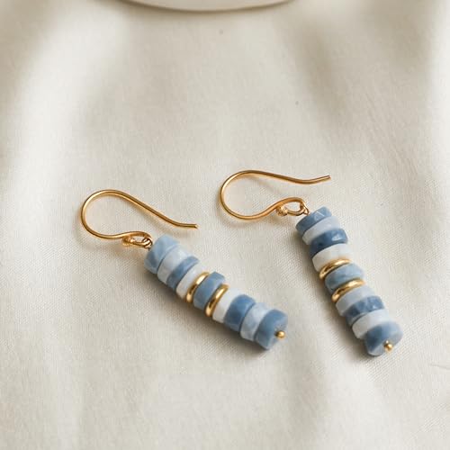 Natural Lightweight Beaded Dangling Earrings Gemstone Handmade Crystal Jewelry Hypoallergenic Non Tarnish Gold Plated Perfect Elegant Jewelry Gifts For Women3