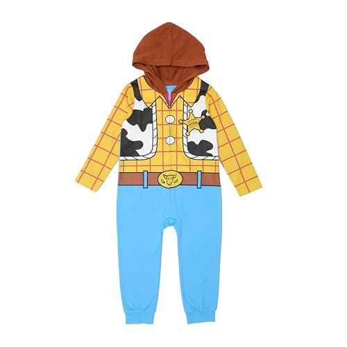 Toy Story Woody combinaison à capuche zippée résout le froid nocturne des enfants