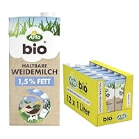 Arla Bio Haltbare Weidemilch 1,5% Fett (12 x 1L)