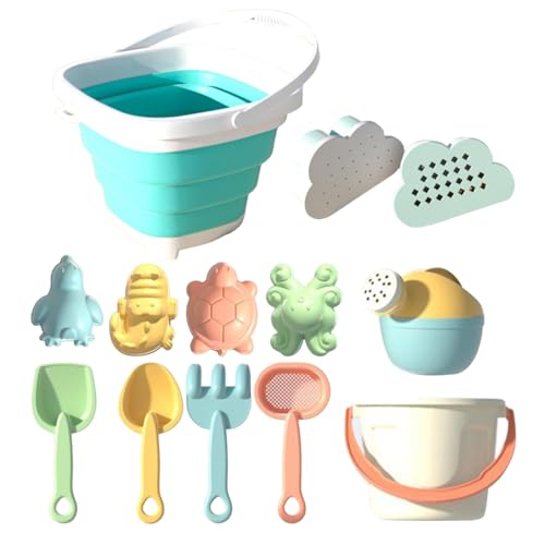 Juguetes de de Viaje | Juguetes de de Playa | Accesorios interactivos para niños Herramientas con Cubo, Juego de Pala para césped, Piscina o Interior