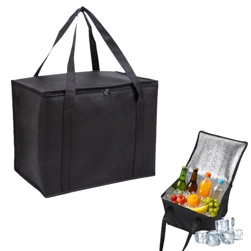Zephyra Borsa Termica 35L Pieghevole, Grande Borsa Frigo Isotermica Impermeabile per Picnic, Campeggio, Viaggi, Spiaggia, Auto, BBQ