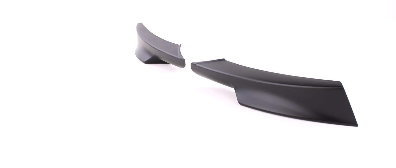 Front Spoiler Flaps Splitter Schwarz Matt passt für 3er BMW E90 E91 08-12