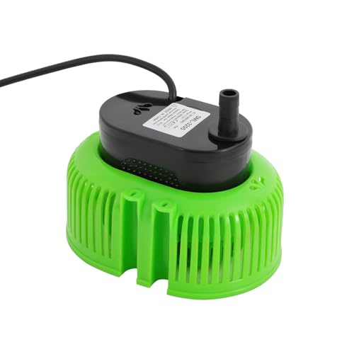 Bomba de piscina, bomba de cubierta de piscina de 75 W, bomba de filtro de 3000 l/h (verde)