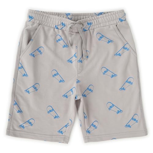 Image of Alan Jones Clothing Boys Casual Bermuda Shorts | Placement Print | French Terry | Regular Fit | Drawstring Closure | Age 5-16 Years | Lounge & Casual Wear