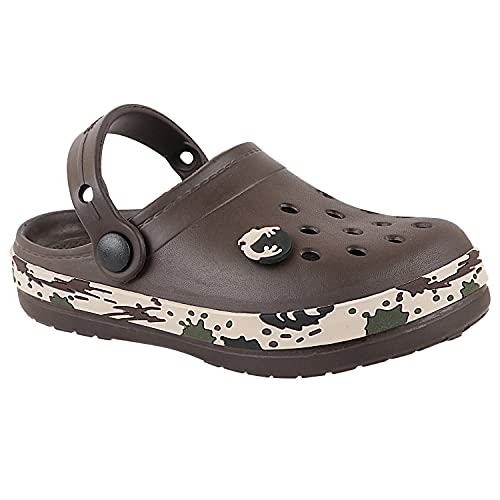 Image of URJO Splash Kid's Clogs /Sandals with Adjustable Back Strap Ultra Soft & Flexibility Anti Skid Comfortable Waterproof Daily Mules Clogs /Sandals Boy's & Girl's