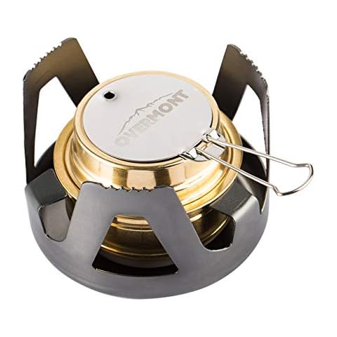 Overmont Mini Estufa de Alcohol de Cobre Cover