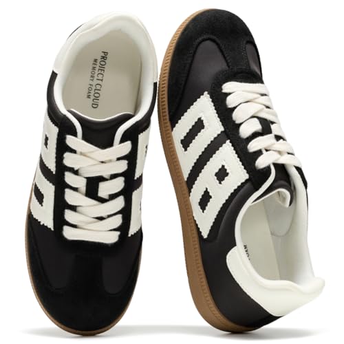 Project Cloud �X�j�[�J�[ �����p 2026 - �ʋC�� ���f�B�[�X �V���[�Y �ᔽ���C���\�[�� �J�W���A�� �X�j�[�J�[ �m���X���b�v ���f�B�[�X �X�j�[�J�[ - �ʋC�� �y�� �E�H�[�L���O�V���[�Y (Brita), �u���b�N, 6.5