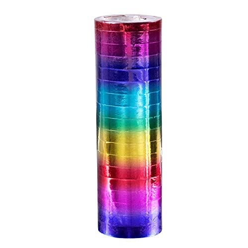 Boland -44732 Serpentinas de papel, arco-íris, metálicas, multicoloridas (44732)