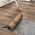 Luxury Thicken Wood Grain Peel and Stick Floor Tiles Self-Adhesive Vinyl Flooring Roll-DIY Easy for Wall and Floor,Hard Surface/Waterproof/Anti Slip (Brown Vinyl Flooring, 17.72 "W x 118" L)