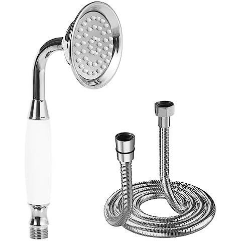 Delnet High-Pressure Chrome Handheld Shower Head Cover