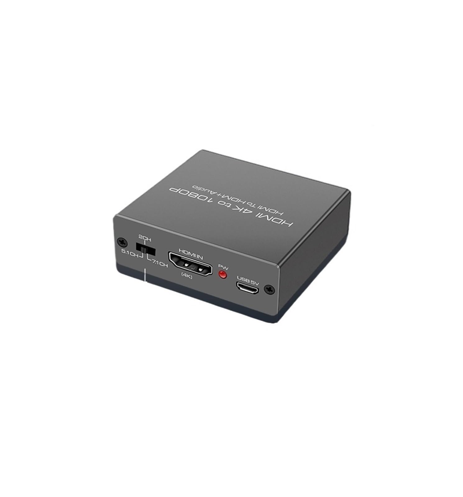 Convertisseur numérique, Extracteur 4K 60Hz, Optique 7.1 5. 2.0 + Adaptateur stéréo 3.5mm, commutateur détartreur 4k à 1080 Compatible