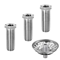 Pack De 4 Tornillos Huecos M12 X 35mm Acero Inoxidable 304 - Perfectos Para Fregaderos De Cocina Y Válvulas De Colador