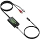 LiNKFOR Analog zu Digital Audio Konverter 48kHz Analog Digital Wandler auf SPDIF Konverter auf optisch Konverter mit 1.1m optischem Kabel für PS3 DVD Sky Xbox HDTV Blu-Ray-Player
