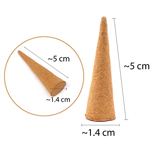 Ikshvaku Nag Champa Incense Cones 25 Cones Box | Unique 2 Inches Long #TOP3