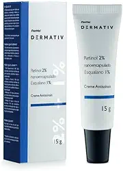 CREME ANTI-IDADE PARA ÁREA DOS OLHOS RETINOL 2% + ESQUALANO 1% PANVEL DERMATIV 15G