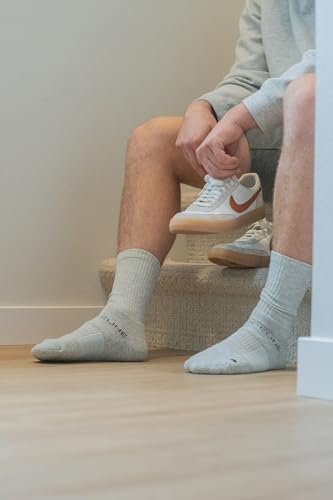 Strideline Basic Mid Length Socks | Quad-Ply Yarn Padding, Direct Compression and Zoned Cushioning, 1 Pack4