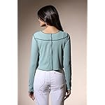 Leriya-Fashion-tops-for-women-Stretchable-Ribbed-Frilly-Lacing-On-Border-Stitched-tshirts-for-women-short-tops-for-girls-Ideal-for-Casual-Office-Wear-for-Ladies