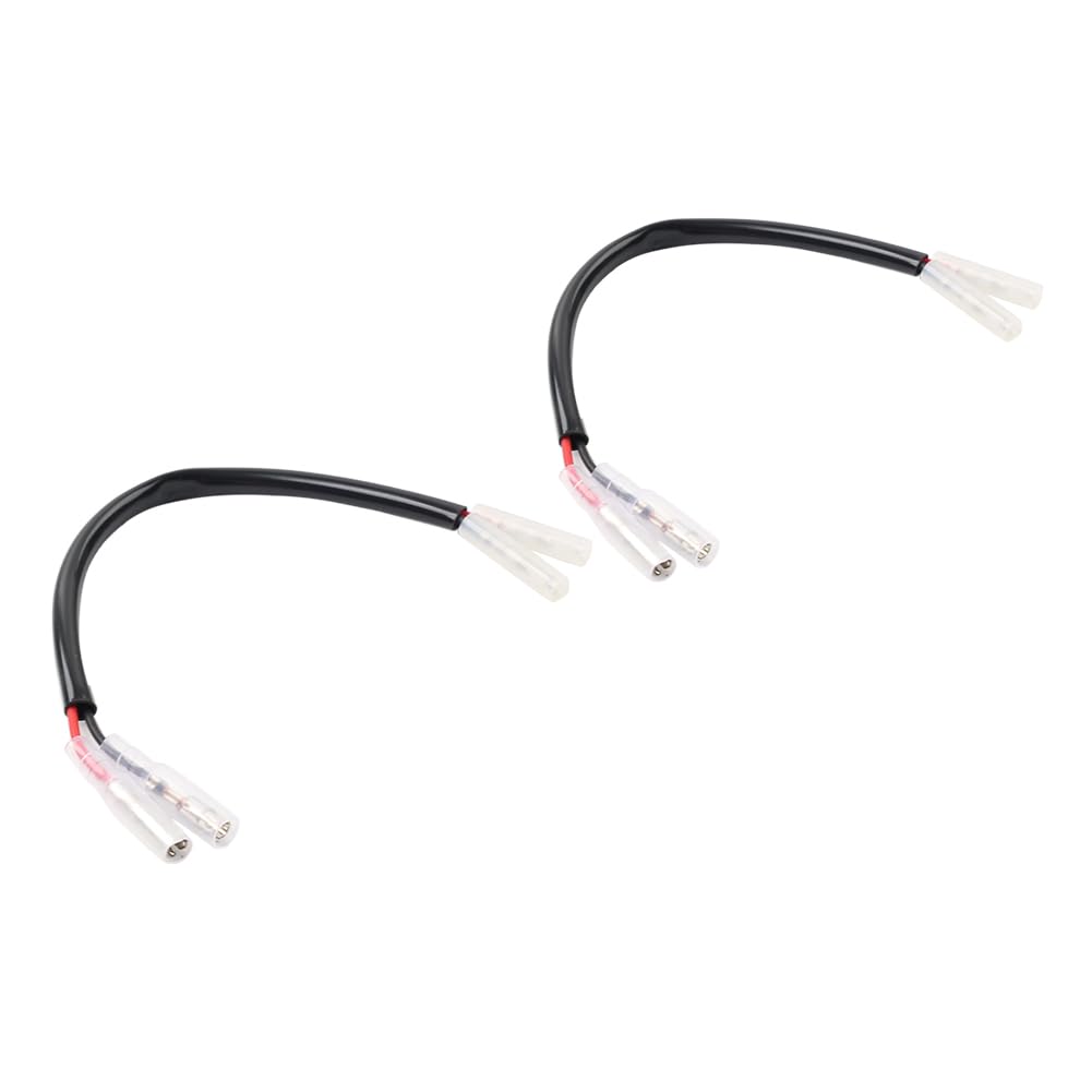 Bacar 1 Pair Adapter Plug Turn Signal Wire Connector Rubber For Tiger 800 850 Sport