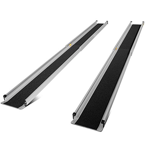 Titan Aluminum Wheelchair Loading Ramp, Portable Scooter Access with Carry Bag