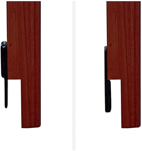 Miniatura 9 de CC KITS Barandilla de seguridad de madera para cama de protección lateral para camas de niños pequeños, niños y niños (blanco)