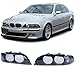 Produktbild Carparts-Online 22516SET Streuscheiben Scheinwerferglas Blinker schwarz für Xenon Paar