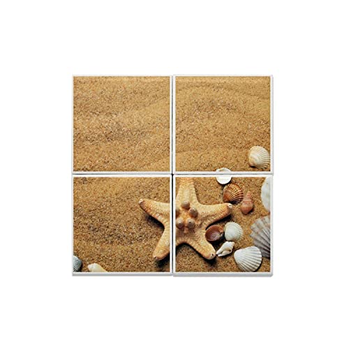 Carreaux céramique plage mer vacances azur pour fresque murale cuisine et salle de bain