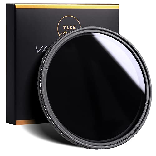 Tide Optics Pro Filtro ND Variable (ND2 - ND32) Filtro Circular de Lente de Densidad Neutra 67mm Cover