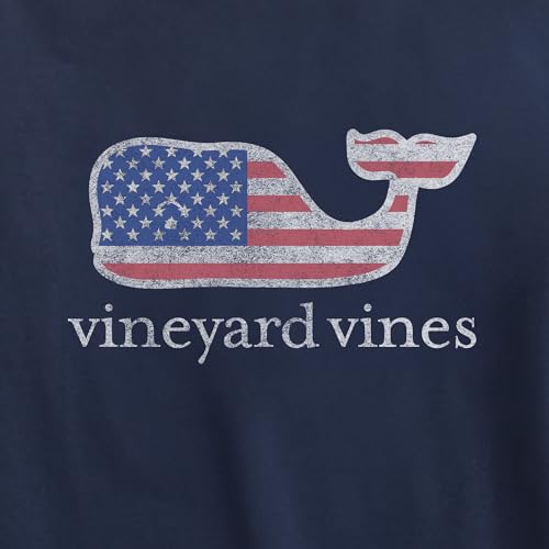 vineyard vines Men's Flag Whale Long-Sleeve Pocket Tee3