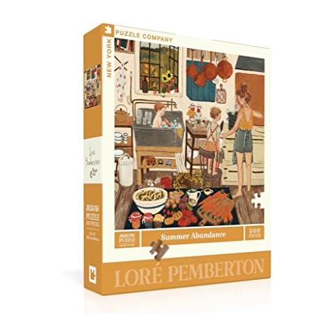 New York Puzzle Company - Loré Pemberton Summer Abundance - 500 Piece Jigsaw Puzzle for Family Game Nights by Loré Pemberton Cover