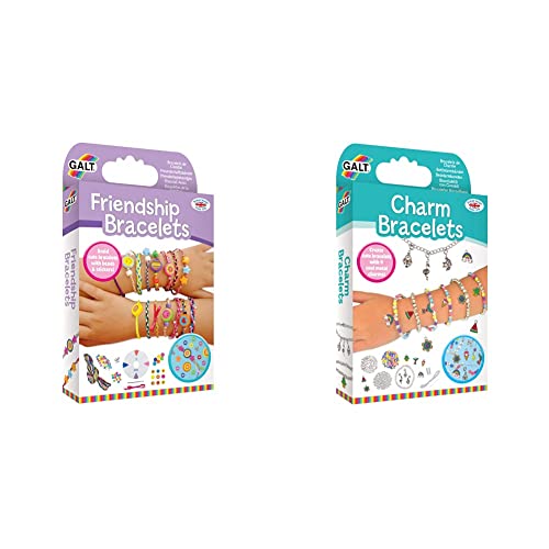 Galt Toys, Friendship Bracelets, Craft Kit for Kids, Ages 7 Years Plus Toys, Charm Bracelets, Kids Craft Kit, Ages 8 Years Plus