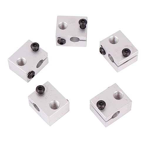 Cabilock 1 Juego Calefacción De Aluminio Impresoras De Compatible Con Extrusora Head Accesorios Impresoras Alta Precisión Y Rendimiento 5 Piezas