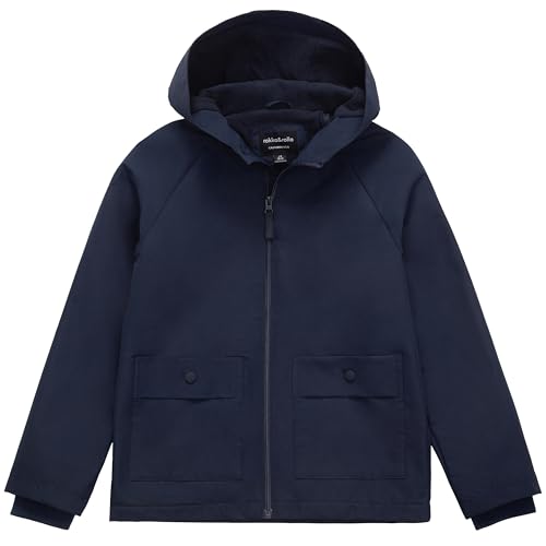 Rokka&Rolla Boys' Water-Resistant Fleece Lined Windbreaker Ripstop Transitional Jacket