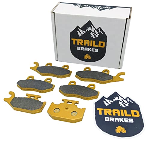 Image of Yamaha Raptor 700 700R 2006-2012 Ceramic Brake Pad Set Front & Rear Full Set