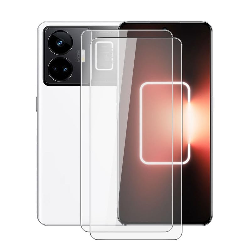 WIMSPEED [2 Pack] para Realme GT3 Cristal Templado (6.74 Protector Pantalla Ultrafino HD de Diseño Exclusivo, 9H Dureza Anti-Rasguños Película de Vidrio Templado para Realme GT3