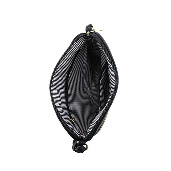 DELUXITY Lightweight Medium Crossbody Bag with Tassel