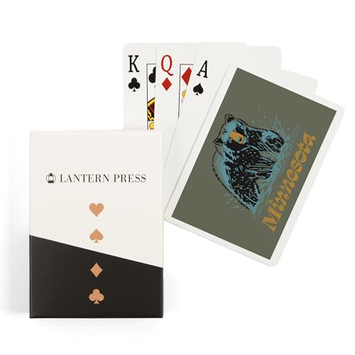 Baraja de 52 cartas tamaño póker Black Bear