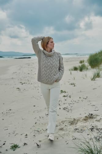 Image of Soft Merino Chunky Cable Cowl Aran Sweater by Aran Woollen Mills