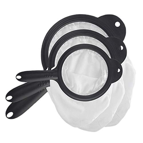 SODIAL 3Pcs Reusable Coffee Cloth Coffee Strainer Cloth Tea Filter Sock Filter Pour over Coffee Dripper Filter Cloth (3 Sizes)