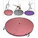 Aymzbd Foldable Pole Dance Mat Dancing Floor Cushion PU Cover Sports Training Workout Mat Equipment for Home Gym Indoor Workout, Rose red