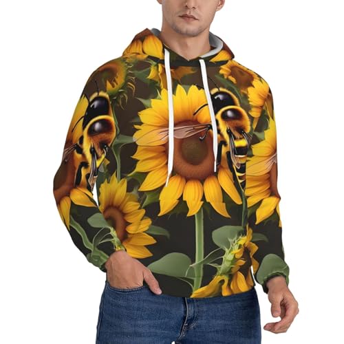 Sweat à capuche tournesols pour vos sorties décontractées et week-ends cocooning