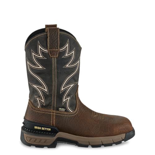 Irish Setter, Two Harbors, Men's, 11", Waterproof, Non-Metallic Safety Square Toe, Work Boot4