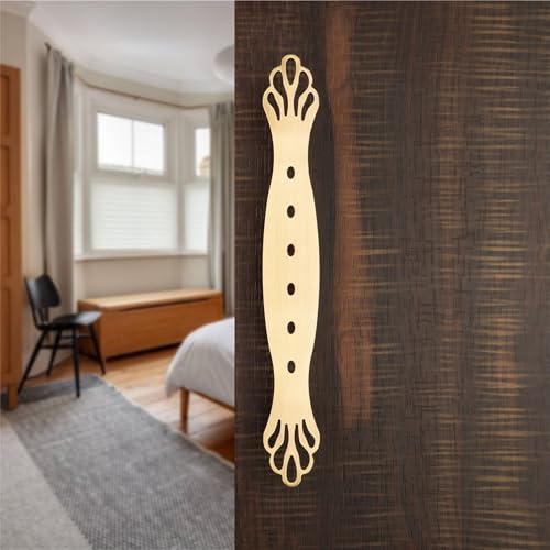 Image of COMPASS Main Door Handle | Door Handles for Main Door | Pull Handles for All The Doors of House | Office | Hotels, Antique Finish (PH-108, 12 Inch)