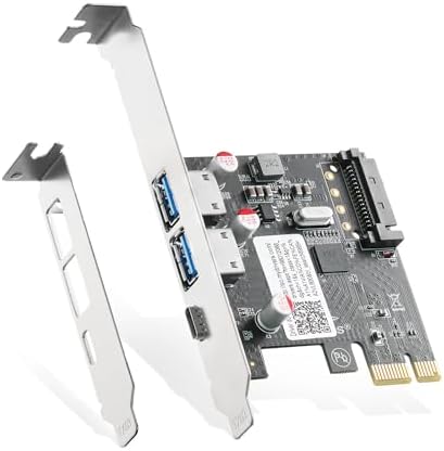 Hub USB 2.0 4 Porte ZdyCGTime Con Staffa Per Pannello Posteriore PC, Connettore 9 Pin
