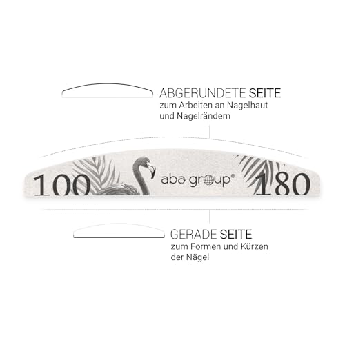 Limes à ongles professionnelles Aba Group 100/180 durables résistantes - 4