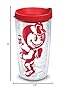 Tervis Ohio State Buckeyes Mascot Colossal Tumbler with Wrap and Red Lid 16oz, Clear #2